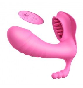 DIBE Female Wireless Remote Control Warming Wearable Clitoris Vibrator (Chargeable - Advanced)